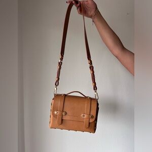 The WEEK/END Crossbody Vegan Handbag Tan WITH Dustbag